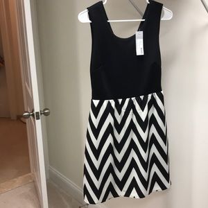 NWT Black and white dress